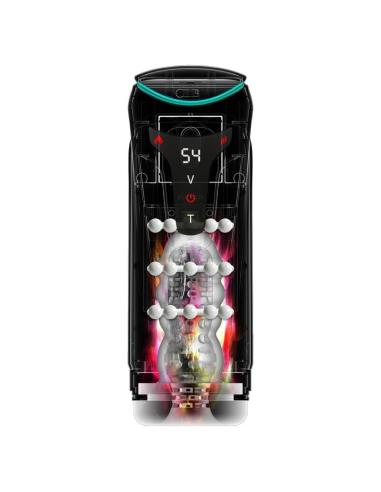 Pdx elite - masturbador automático moto-bator pro thrusting stroker vibrador y calor 26.5 cm