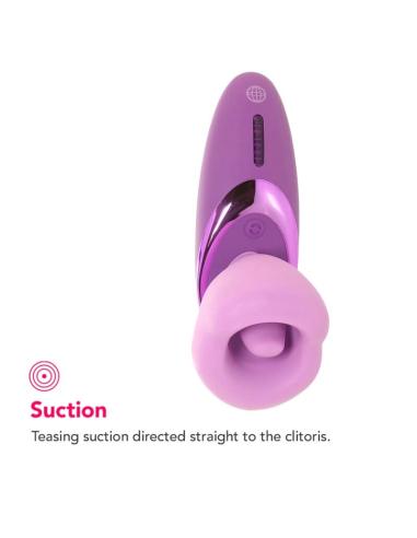 Fantasy for her - succionador de clítoris con vibración pleasure sucker morado