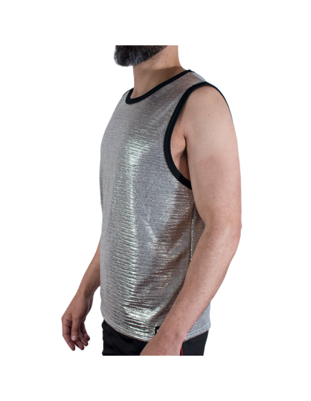 Macho - camiseta brillo textura s/m