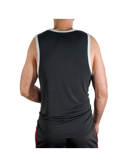 Macho - cmv004 camiseta gym negra s/m