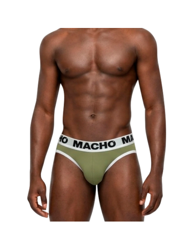 Macho - mch013 slip verde militar s