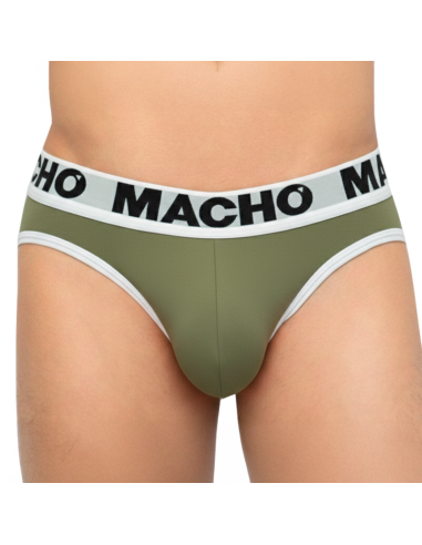 Macho - mch013 slip verde militar s
