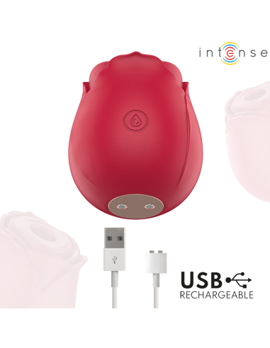 Intense - camellia rosa succionador de clítoris por ondas burdeos