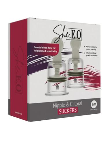 She.e.o - succionadores para pezones y clítoris s/m