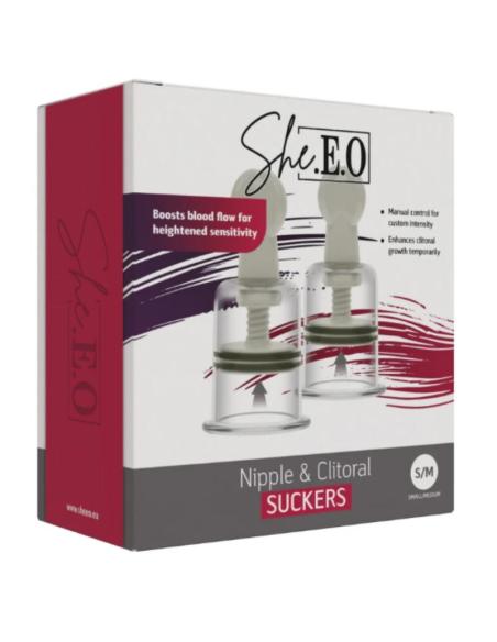 She.e.o - succionadores para pezones y clítoris s/m