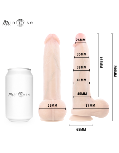 Mr intense - bruce m dildo silicona 20 cm -ø- 4.5 cm