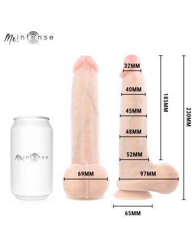 Mr intense - bruce l dildo silicona 23 cm -ø- 5.2 cm