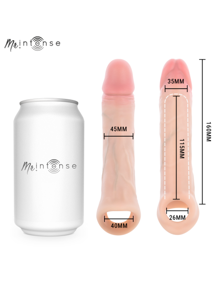 Mr intense - arnold l vibrador funda pene silicona control remoto 16 cm -ø- 4.5 cm