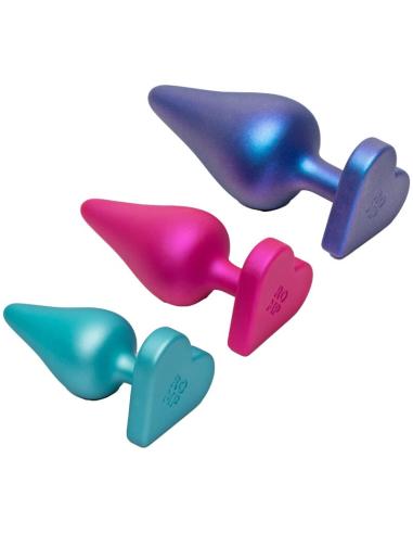 Romp - luster kit de entrenamiento anal s/m/l con base en forma de corazón