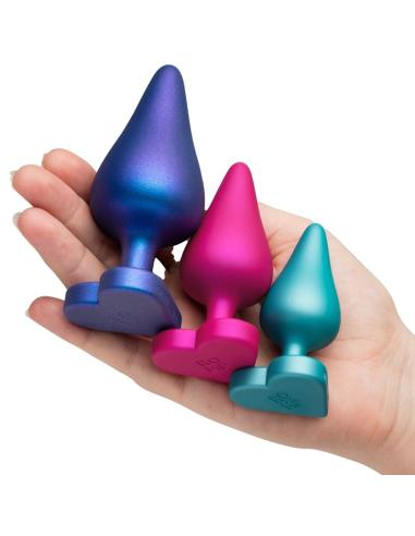 Romp - luster kit de entrenamiento anal s/m/l con base en forma de corazón