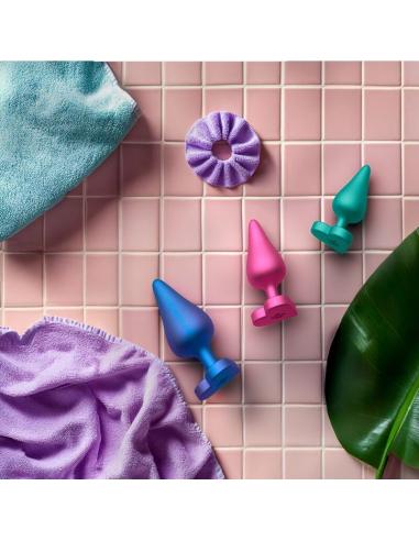 Romp - luster kit de entrenamiento anal s/m/l con base en forma de corazón