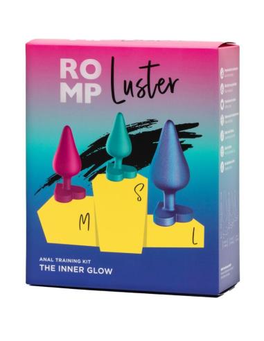 Romp - luster kit de entrenamiento anal s/m/l con base en forma de corazón