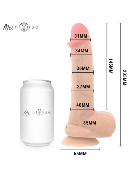 Mr intense - danny dildo eyaculador silicona 20.5 cm -ø- 4 cm