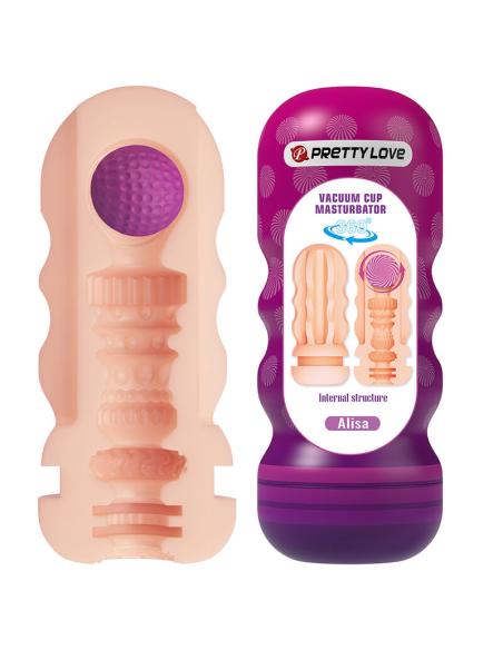 Pretty love - alisa masturbador vagina con ventosa y texturas internas