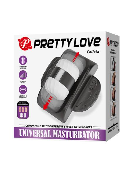 Pretty love - calista masturbador automático universal negro