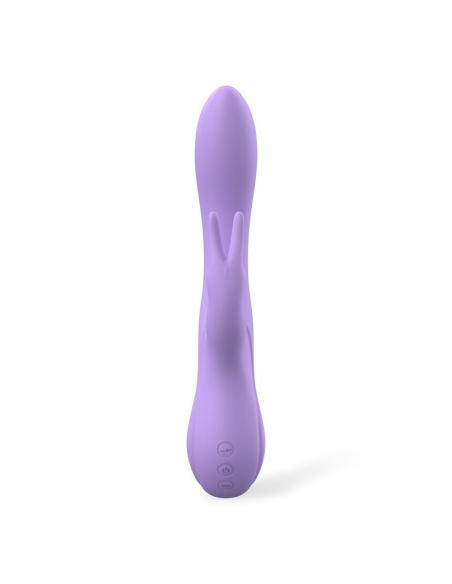 Lindsay Vibrador con Cadena Anal Silicona Líquida Unibody Flexible 2 Motores