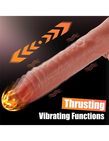 Baird Dildo con Thrusting y Vibración 8.07