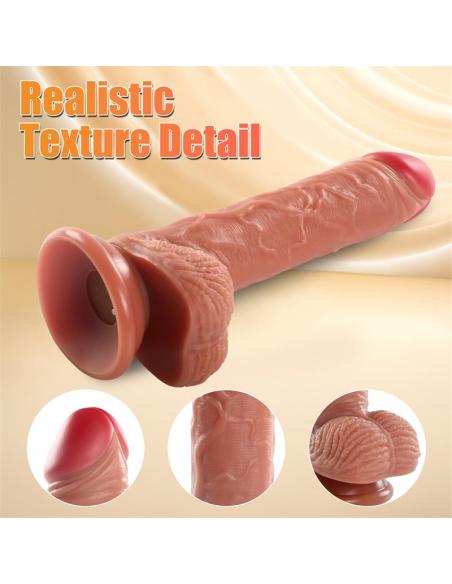 Marvin Dildo con Thrusting y Vibración 8.07