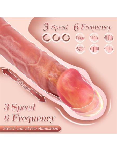 Marshall Dildo con Thrusting y Vibración 8