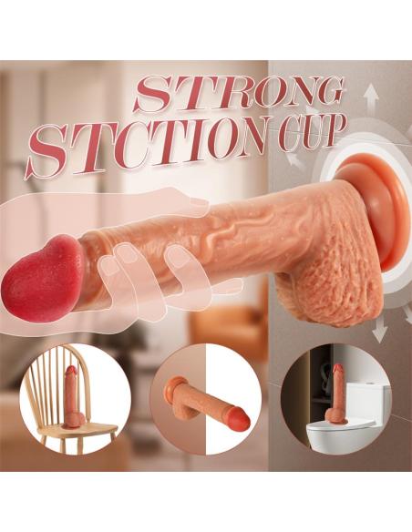 Dean Dildo con Thrusting y Vibración 8