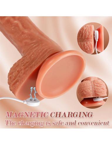 Dean Dildo con Thrusting y Vibración 8