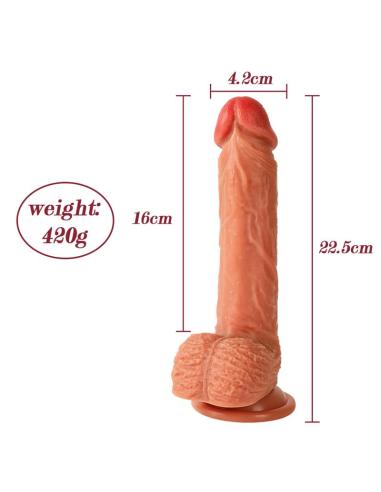 Dean Dildo con Thrusting y Vibración 8