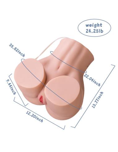 Bridget Torso con Vibración y Efecto Succión 11 kg