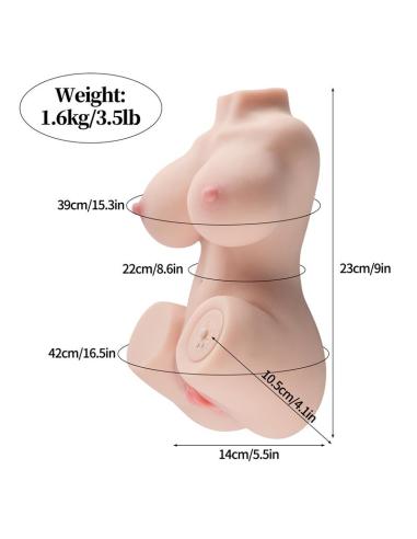 Lilinet Mini Torso con Vibración 1.6 kg