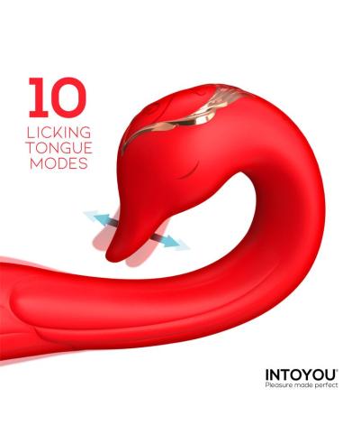 Swana Vibrador con Lengua y Ángulo Ajustable