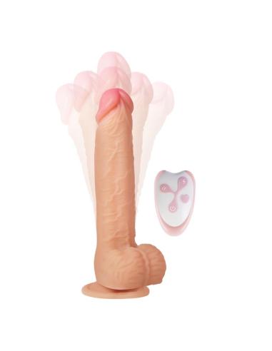 Cesur 3.0 Dildo Realista Vibración, Movimiento Ondulante, 360º y Telescópico Control Remoto USB
