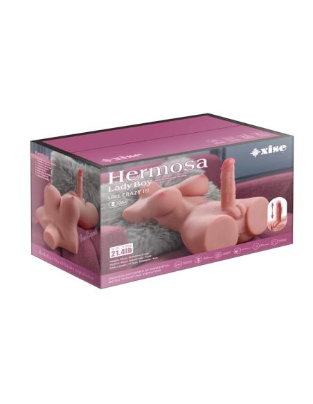 Hermosa Lady Boy Torso con Vibración y Thrusting 9.75 kg