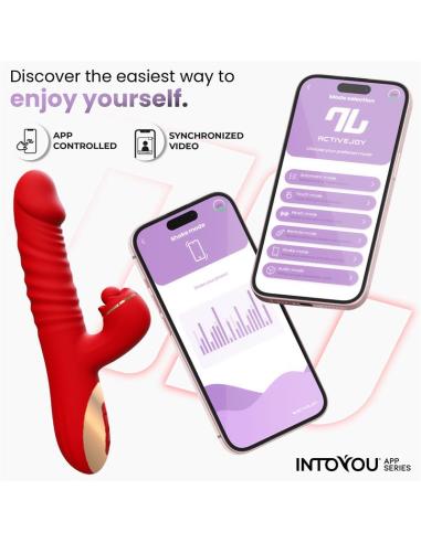 Ascen Vibrador con Thrusting y Waving y APP USB Magnético