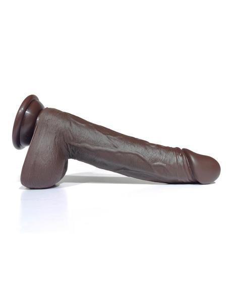 Severo Dildo Realista Turbo Shaking Thrusting, Rotación 360º Control Remoto Efecto Calor