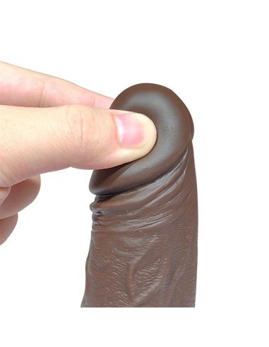 Severo Dildo Realista Turbo Shaking Thrusting, Rotación 360º Control Remoto Efecto Calor