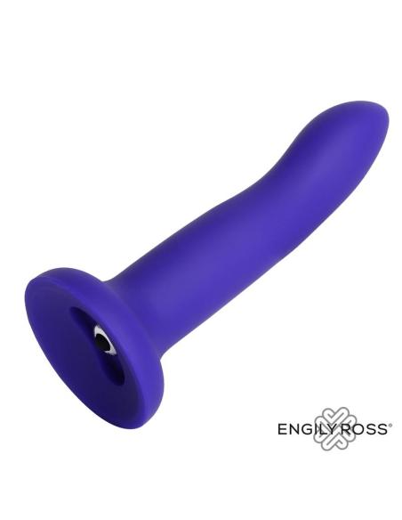 Dildo que Cambia de Color Púrpura a Rosa Talla S 14 cm