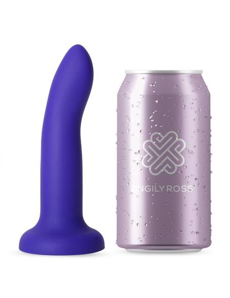 Dildo que Cambia de Color Púrpura a Rosa Talla S 14 cm