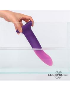 Dildo que Cambia de Color Púpura a Rosa Talla L 21 cm 2