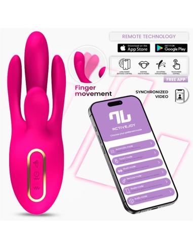 Derek Vibrador con Movimiento Finger 3 Motores y APP
