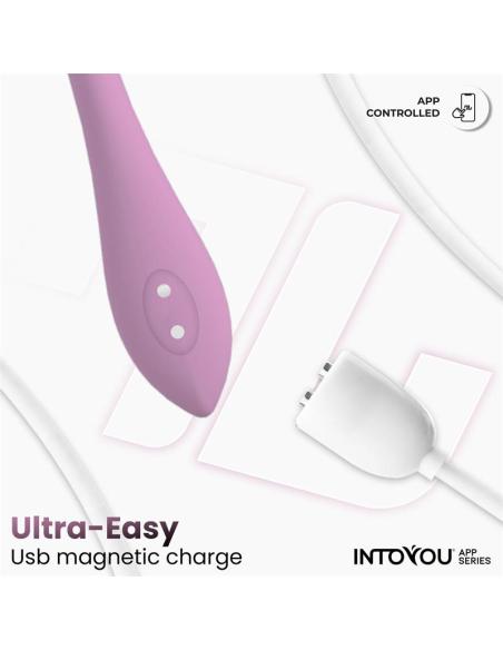 Huevo Vibrador con Bolas Internas con Rotación y APP USB