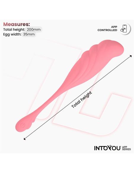 Huevo Vibrador con Movimiento Waving con APP USB