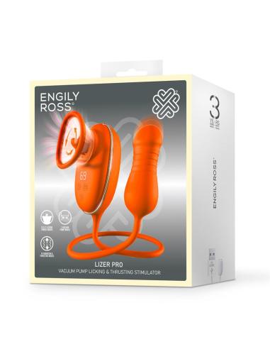 Lizer Pro Estimulador con Lengua Oscilante, Bomba de Vacio y Huevo con Up and Down