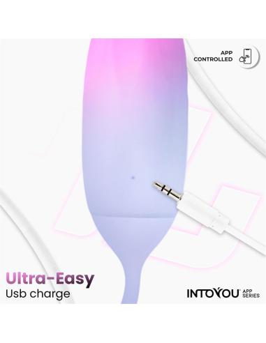 Huevo Silicona Doble Capa con APP Rosa/Azul
