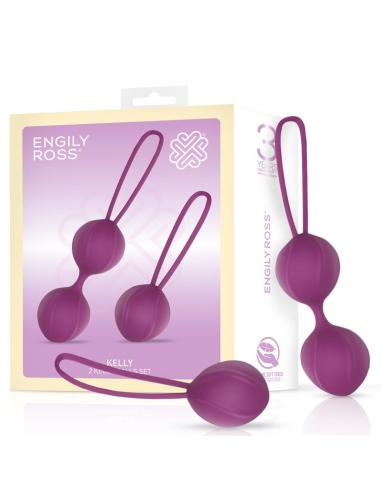 Kelly Bolas Kegel Silicona Púpura