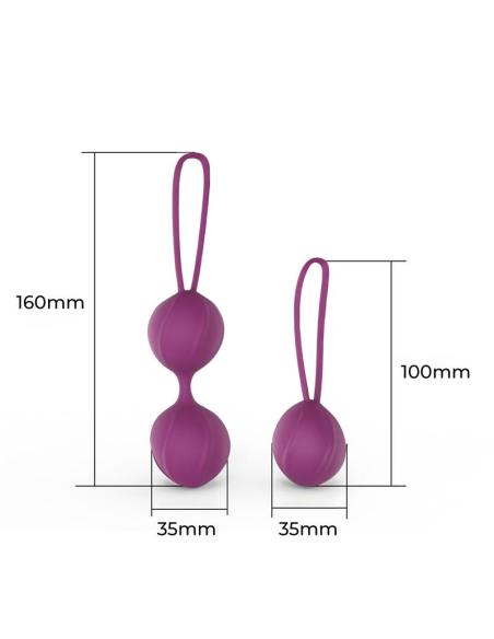 Kelly Bolas Kegel Silicona Púpura