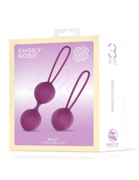 Kelly Bolas Kegel Silicona Púpura