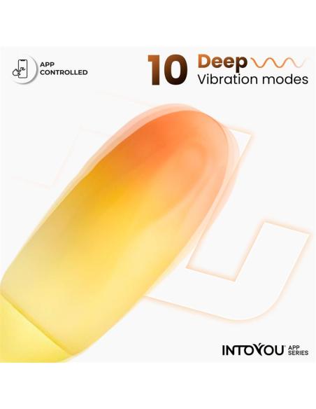 Huevo Silicona Doble Capa con APP Amarillo/Naranja