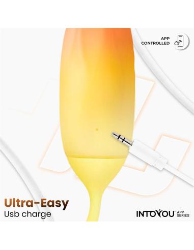 Huevo Silicona Doble Capa con APP Amarillo/Naranja