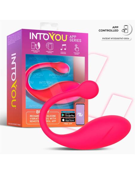 Bulby Huevo Vibrador con APP Rosa Intenso