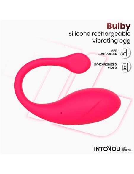 Bulby Huevo Vibrador con APP Rosa Intenso