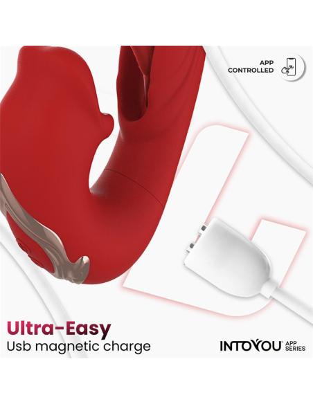 Mouty Vibrador Función Mordisqueo y Flipping con App
